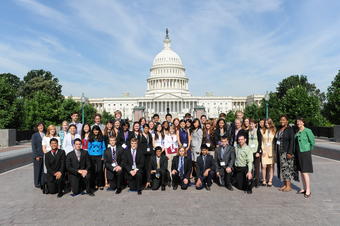 Winners visit the Capitol during Awards Week.