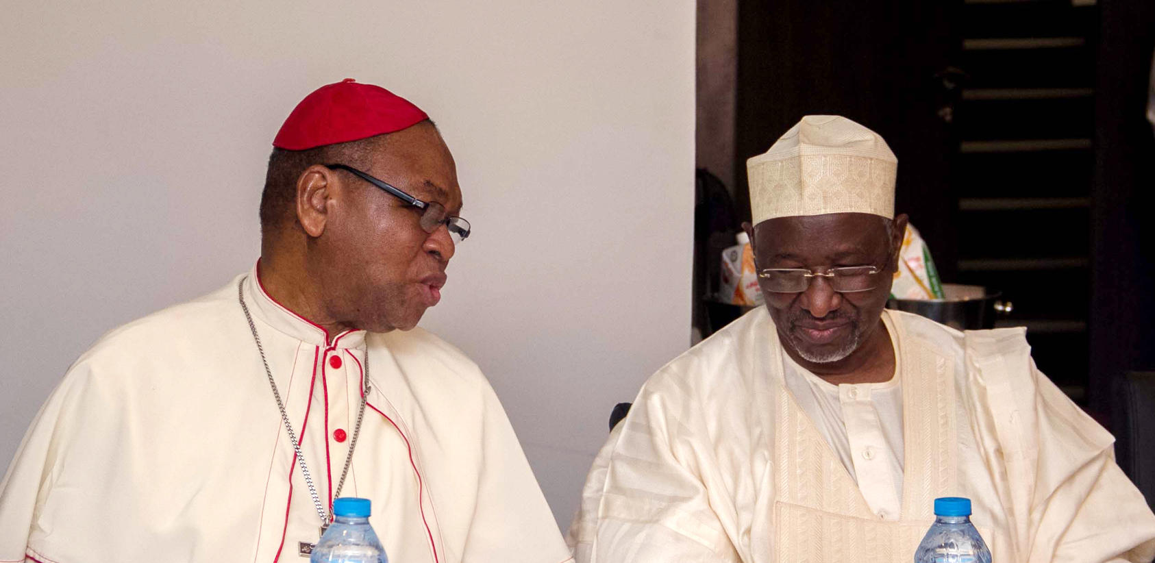 H.E. Cardinal John Onaiyekan and Dr. Usman Bugaje 