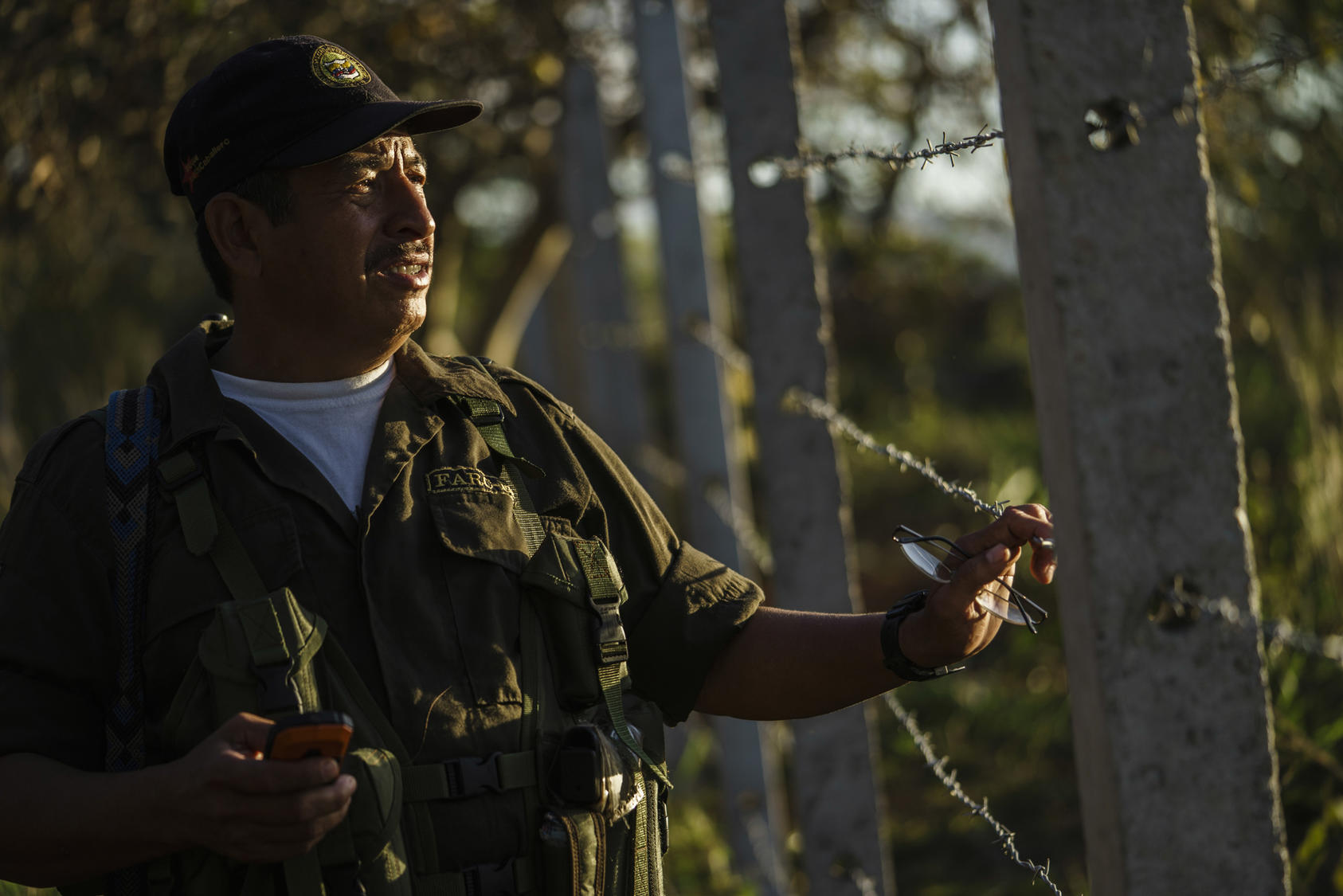 Aldemar Altamiranda, a commander of one group of FARC rebels now transitioning back to civilian life, near La Paz, Colombia, Feb. 1, 2017. Photo Courtesy of The New York Times /Federico Rios Escobar