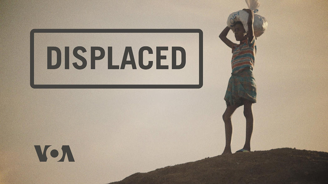 VOA Displaced documentary graphic