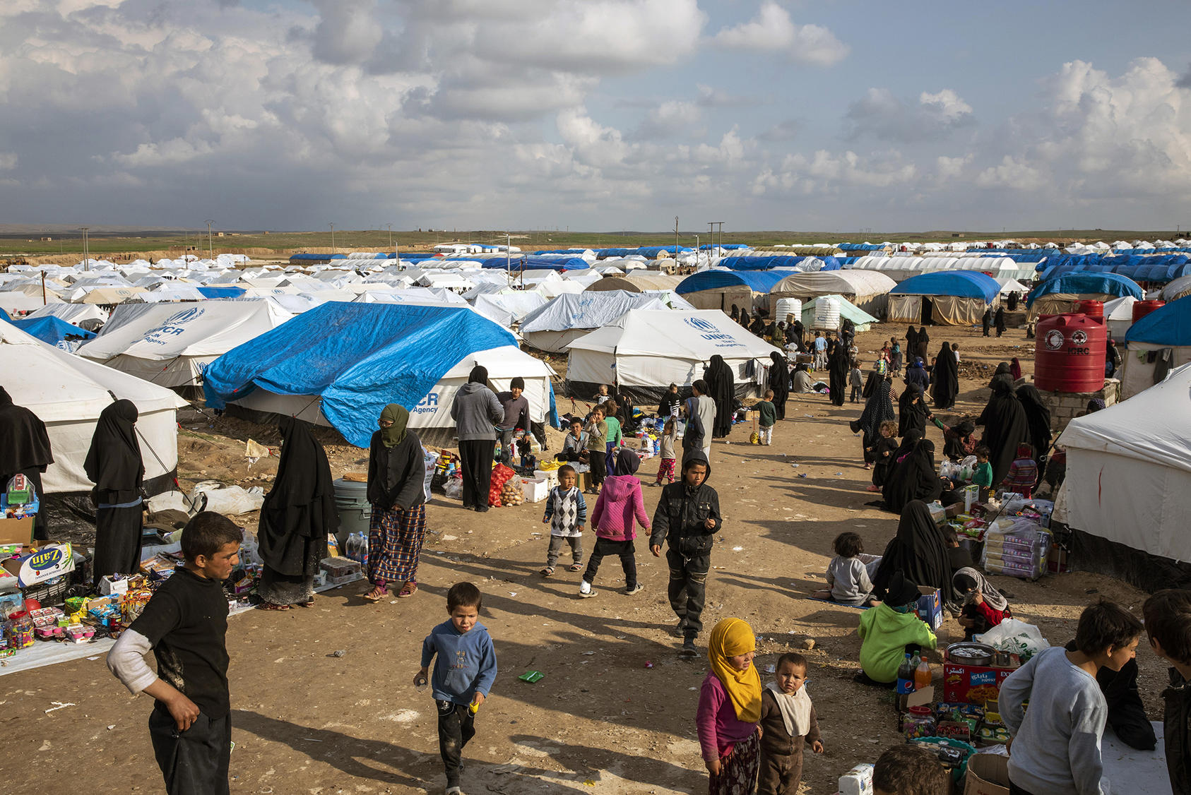 Syria’s Al Hol camp holds thousands of people who lived under ISIS’ rule. Many, including children and people lured or coerced into ISIS’ orbit, are trying to return to homelands abroad. (Ivor Pickett/The New York Times)
