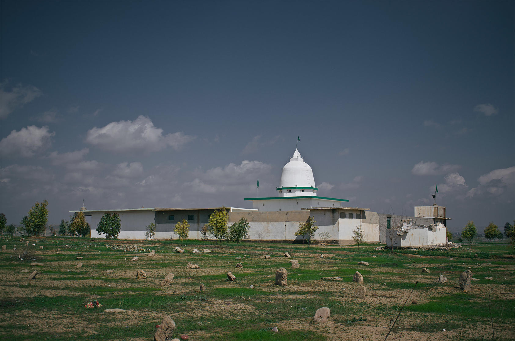 This Kakai religious shrine, called Shah Hayas, in the Iraqi village of Wardik was destroyed by ISIS in 2014 and rebuilt in 2017. (Levi Clancy/Wikimedia Commons)