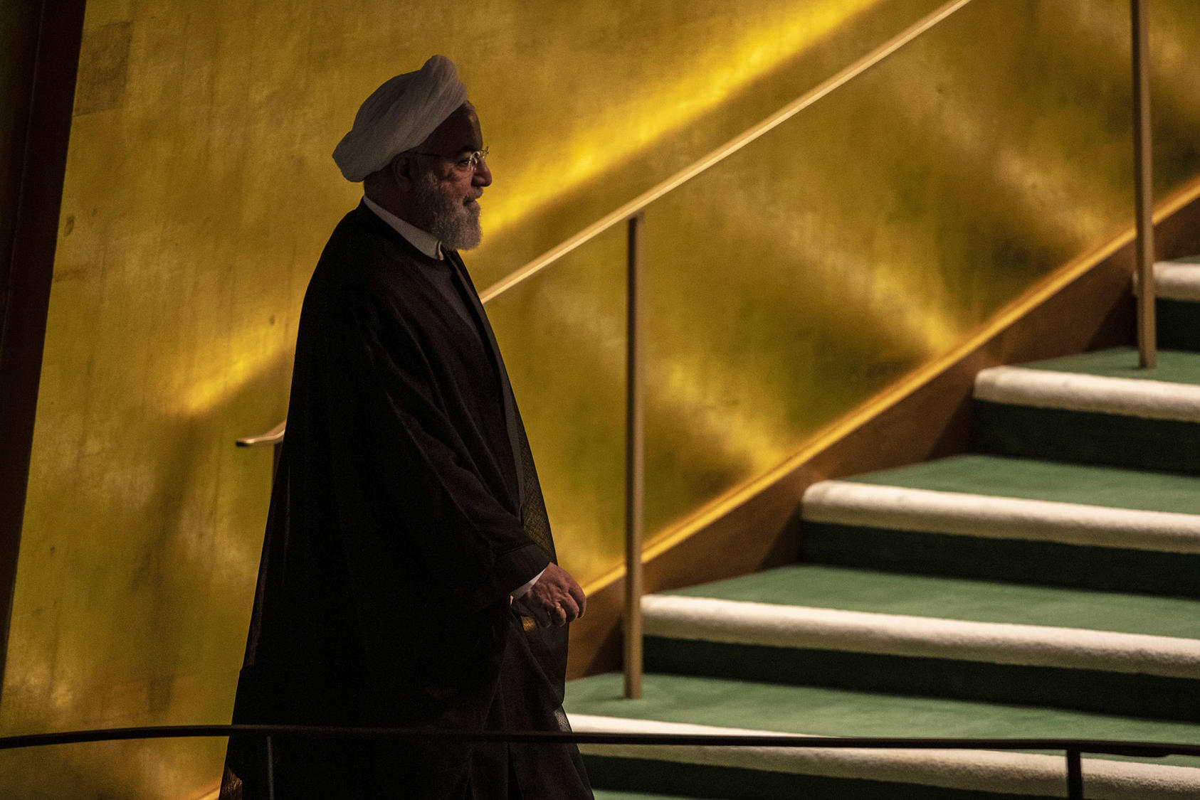 President Hassan Rouhani of Iran has a vested interest in reviving diplomacy but has limited time to engage the Biden administration with elections in Iran slated for June. (Brittainy Newman/The New York Times)