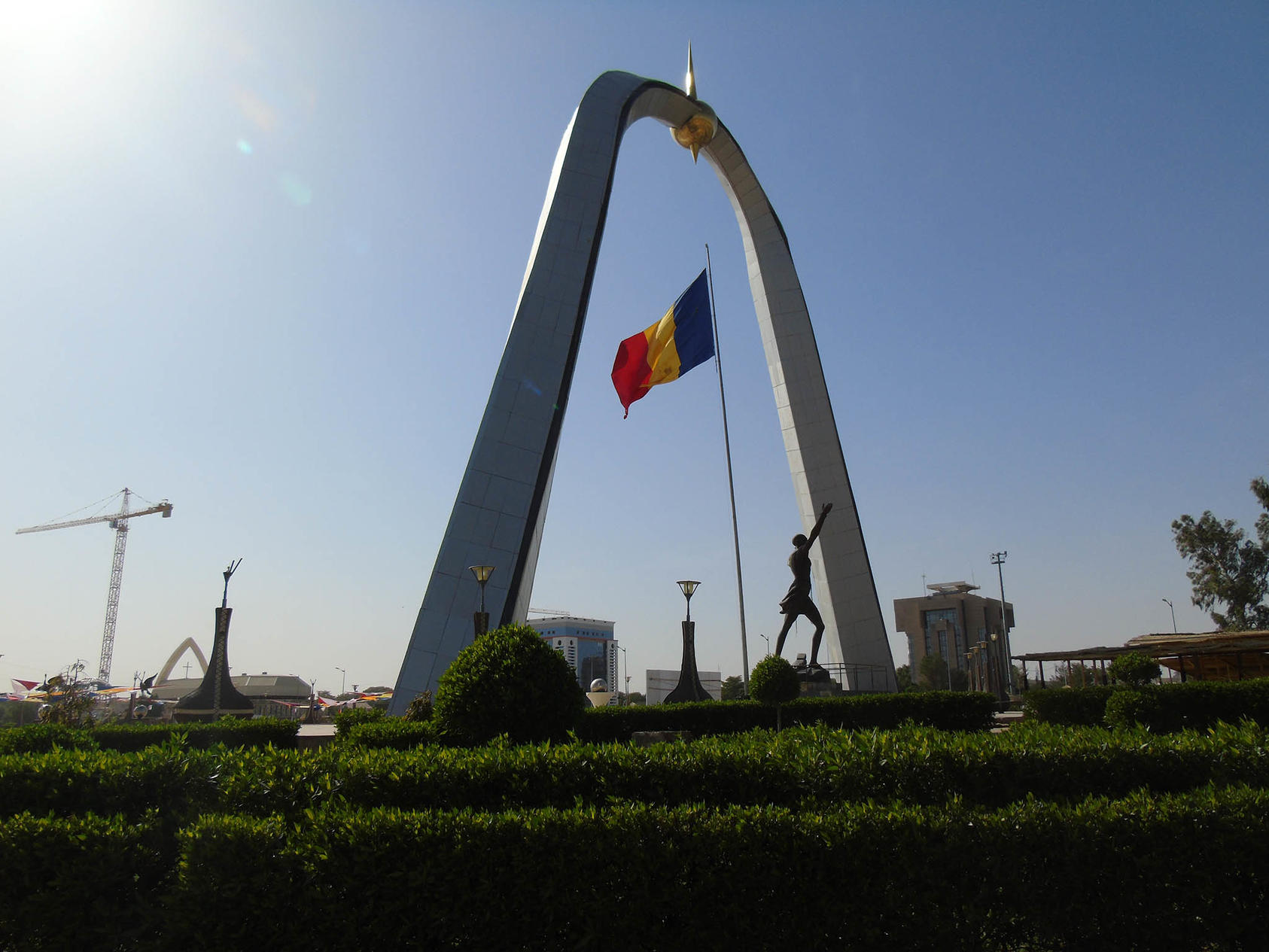 La Place de la Nation dans la ville de N'Djamena, la capitale du Tchad. 23 décembre 2018. ((Yacoub/Wikimedia Commons)