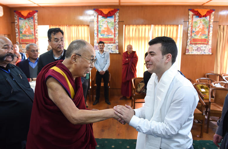 Mahmood Khalil and His Holiness the Dalai Lama