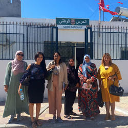 photo of women participating in a USIP training on dialogue, peacebuilding and prevention of violent extremism