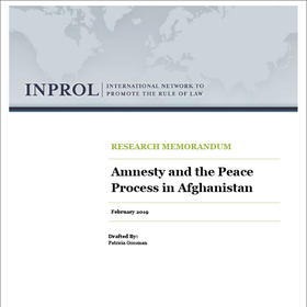 Amnesty and the Peace Process in Afghanistan report cover