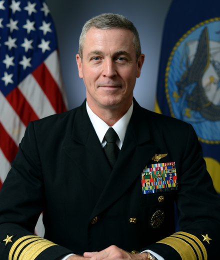 Vice Admiral Peter Garvin headshot