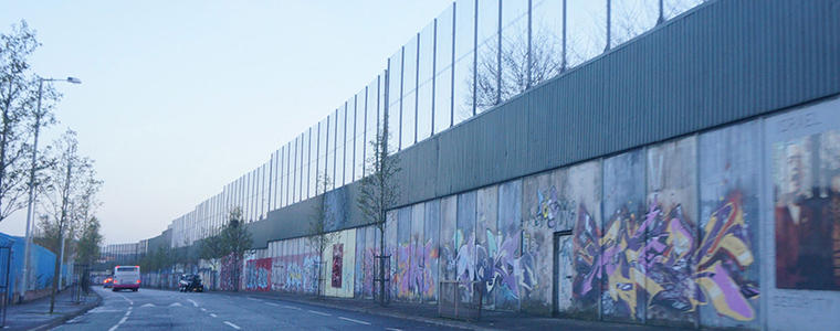 Peace Line Cupar Way Belfast