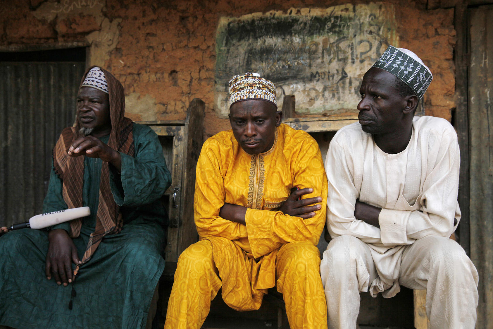 Conflicts between herders, such as these Fulani men pictured in 2014, and farmers is a priority concern for Nigeria’s state-level peace agencies. (Afolabi Sotunde/Reuters)