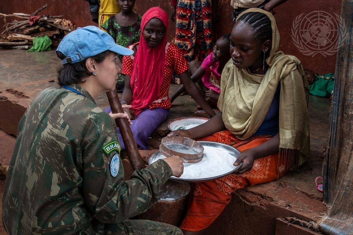 Commander Carla Monteiro de Castro Araujo runs gender advocacy programs that are conflict sensitive (Photo: United Nations).