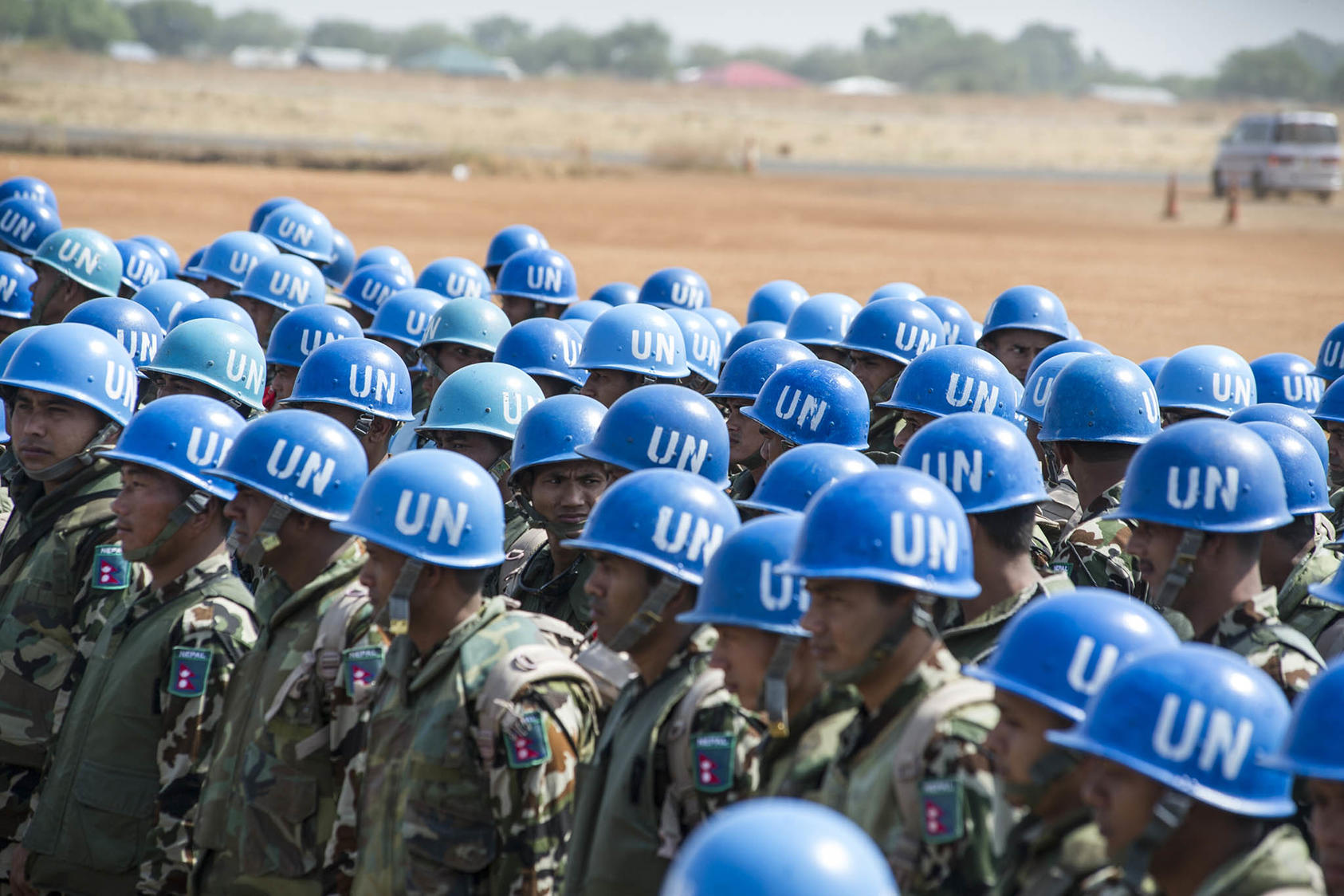 Over 200 Nepalese peacekeepers arrive in Juba, South Sudan, as part of the U.N. Mission in South Sudan. (Isaac Billy/U.N. Photo)