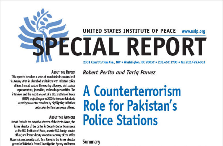 A Counterterrorism Role for Pakistan’s Police Stations 