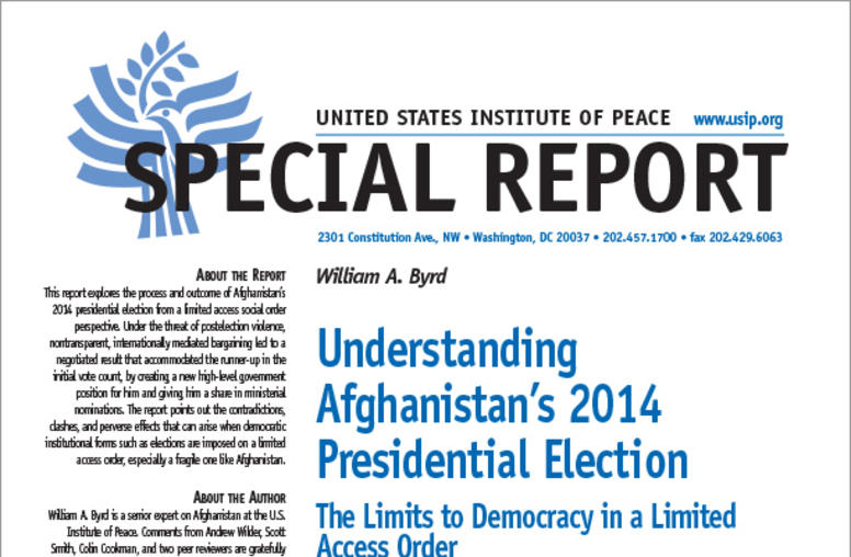 Understanding Afghanistan's 2014 Presidential Election