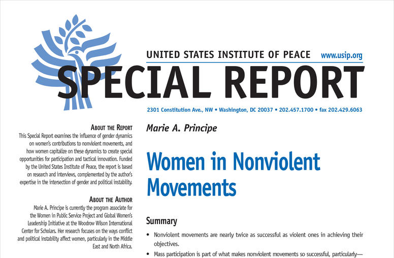 Women in Nonviolent Movements